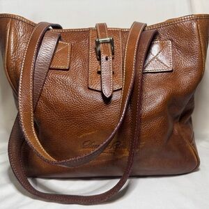 Dooney & Bourke Chestnut Leather Tote